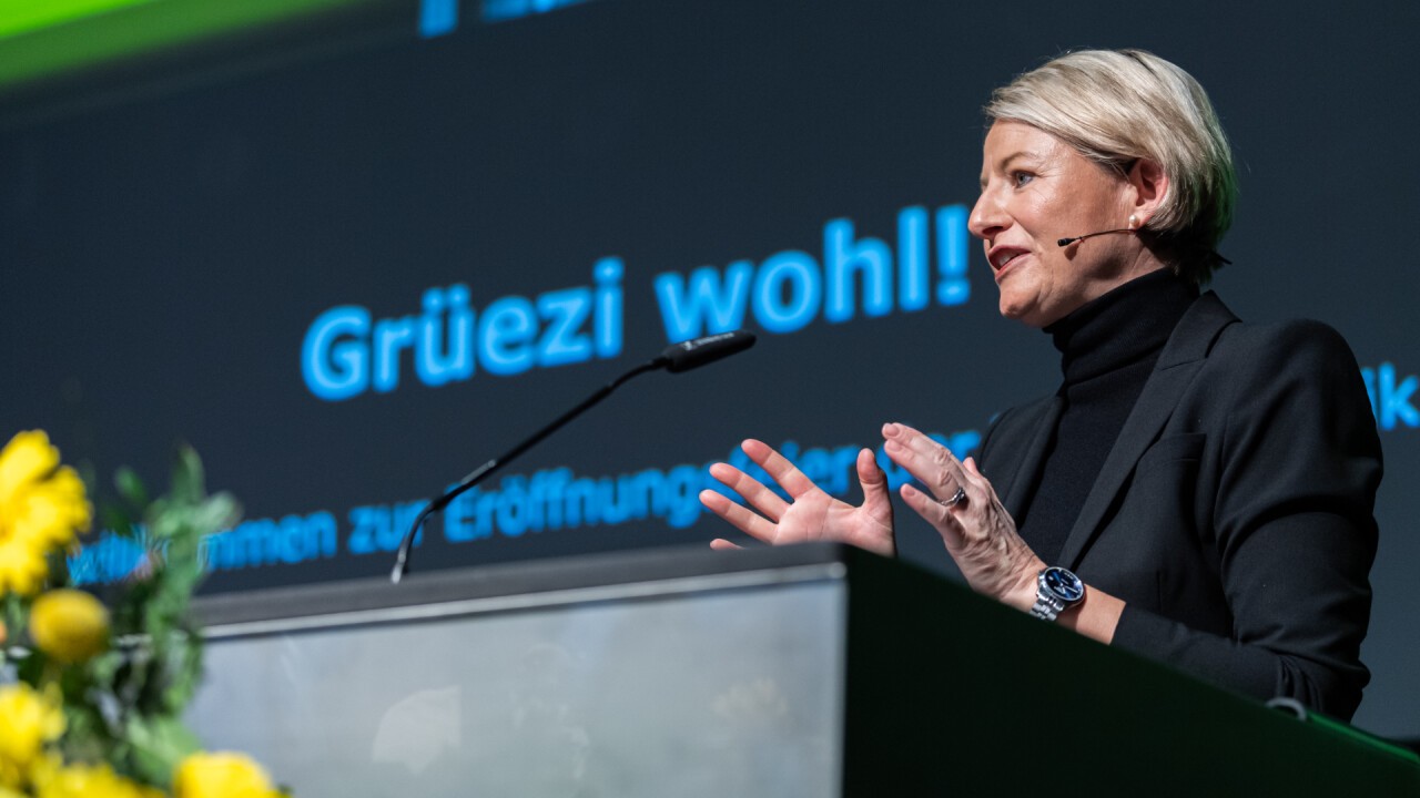 Christine Bolt, CEO Olma Messen St.Gallen, an der Eröffnungsfeier der Tier&Technik 2023. (©Reto Martin)