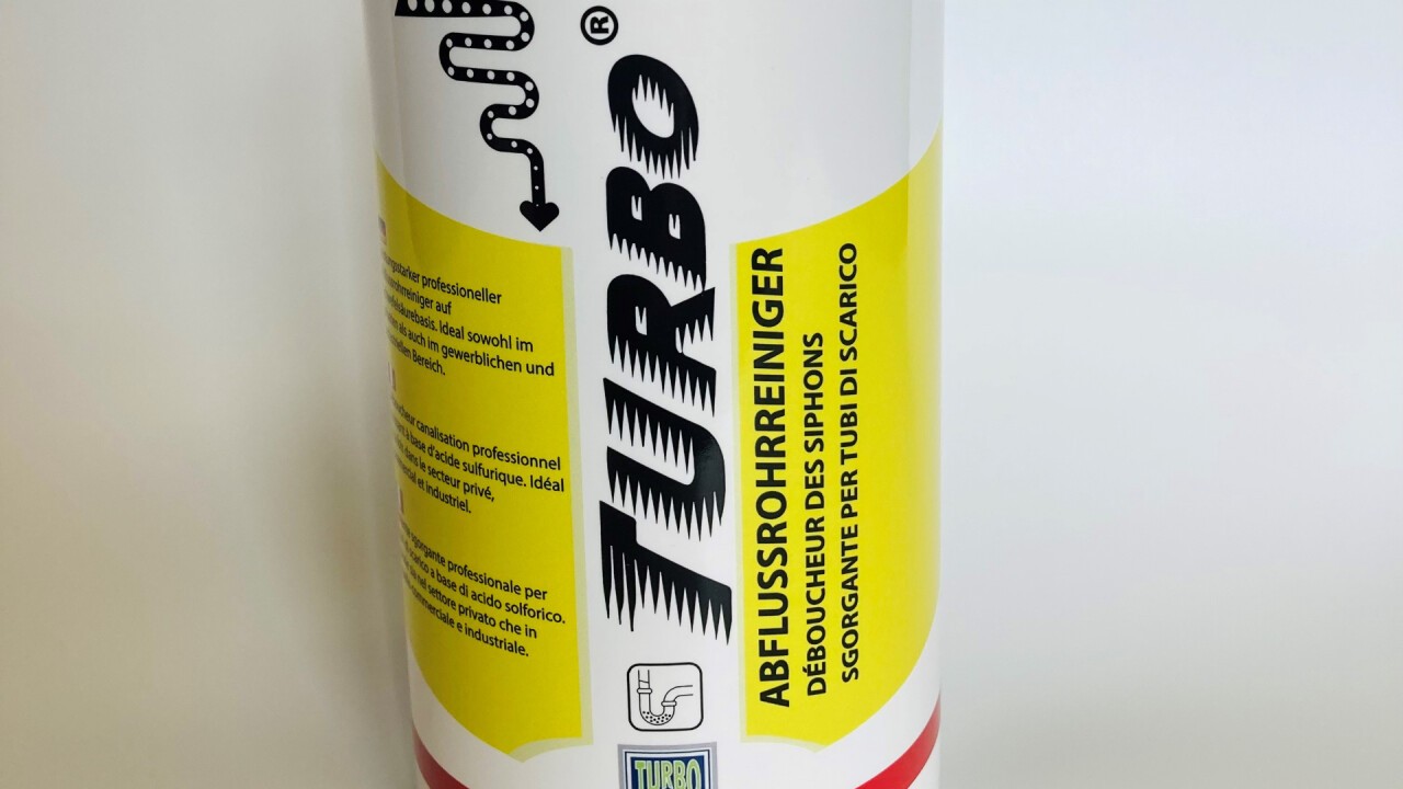 Turbo-Abflussrohrreiniger